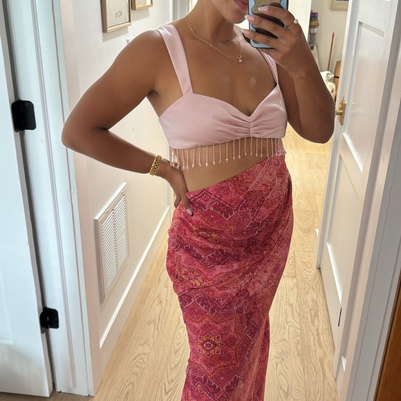 Alzona Maxi Dress Gaia Pink - Picture 1 of 9